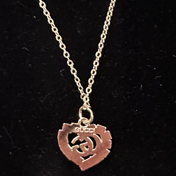 Gucci lime green GG CZ authentic necklace. - Picture 4 of 7